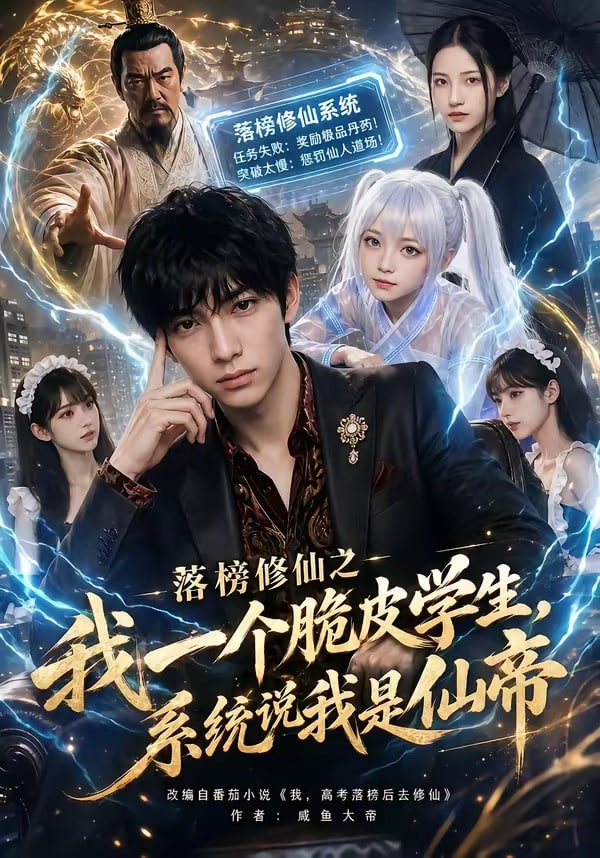 落榜惨仙之我一个脆皮学生，系统说我是仙帝封面