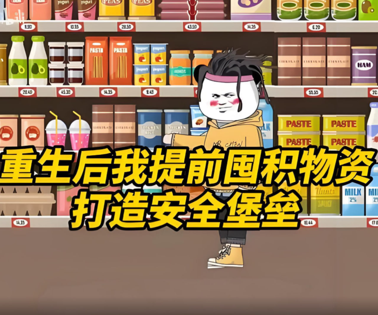 末世来临，洪水泛滥，重生后我提前囤物资，打造安全堡垒封面