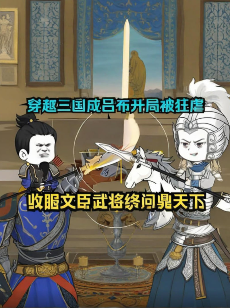 穿越三国成吕布，收服文臣武将最终问鼎天下！封面