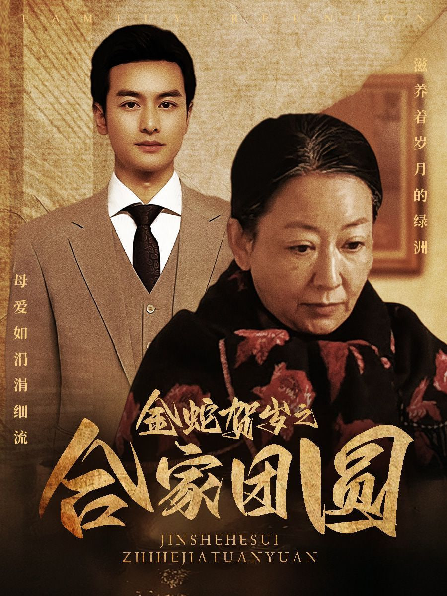 金蛇贺岁之合家团圆封面