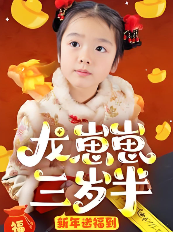 龙崽崽三岁半新年送福到封面