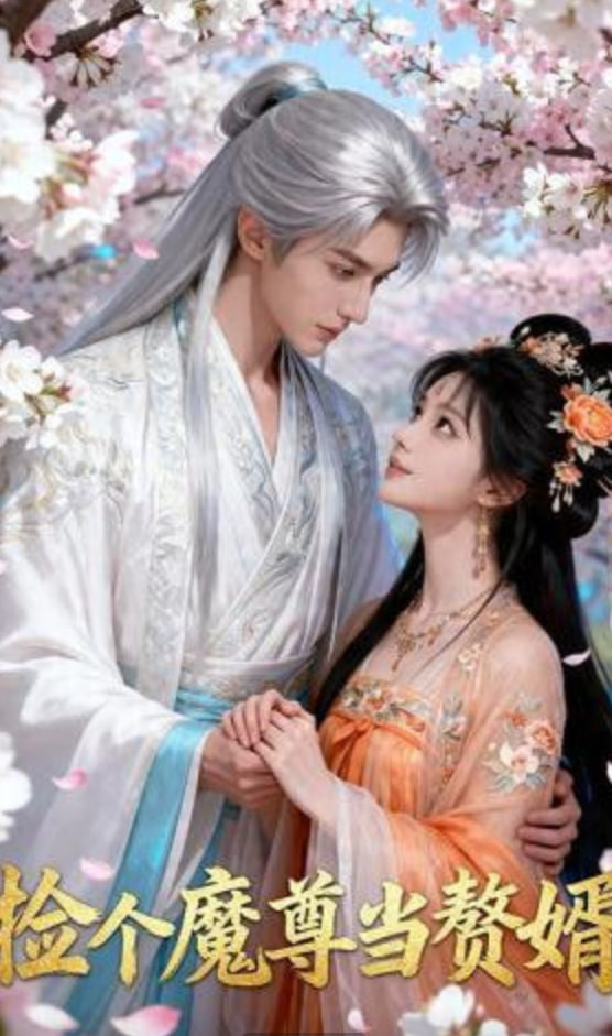 捡个魔尊当赘婿封面