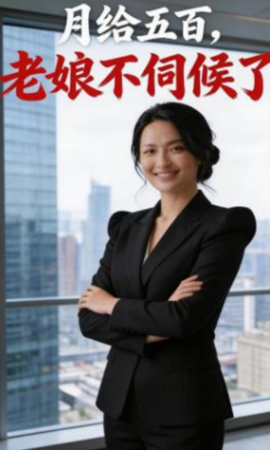 月给五百，老娘不伺候了封面