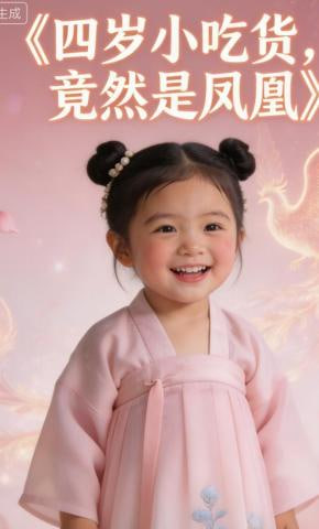 四岁小吃货，竟然是凤凰封面