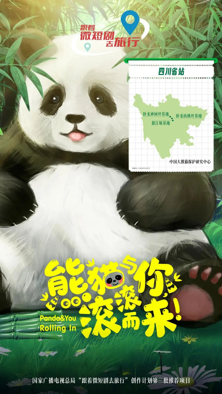 熊猫与你，滚滚而来！封面
