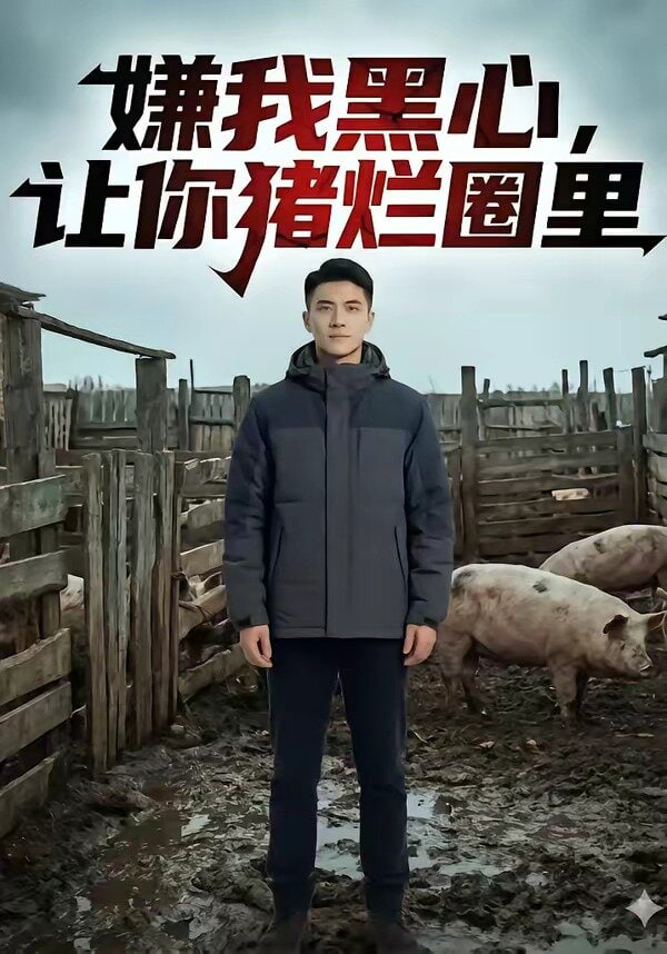 嫌我黑心，让你猪烂圈里封面