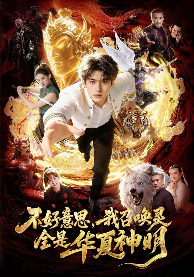 不好意思，我召唤灵全是华夏神明封面