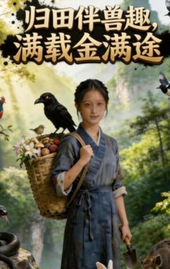 归田伴兽趣，满载金满途封面