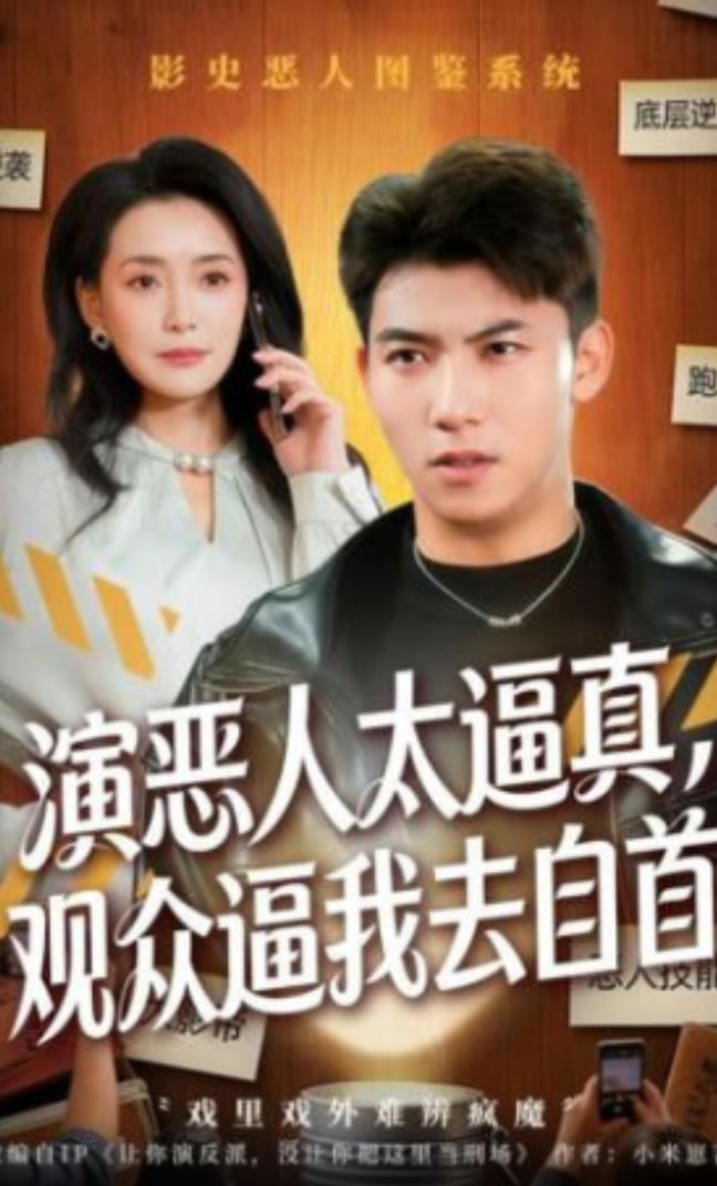 演恶人太逼真，观众逼我去自首封面