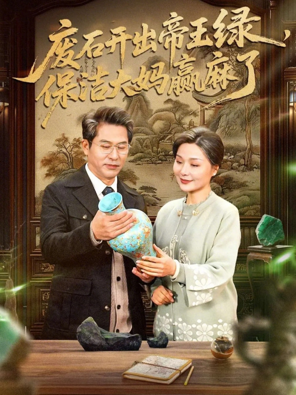 废石开出帝王绿，保洁大妈赢麻了封面