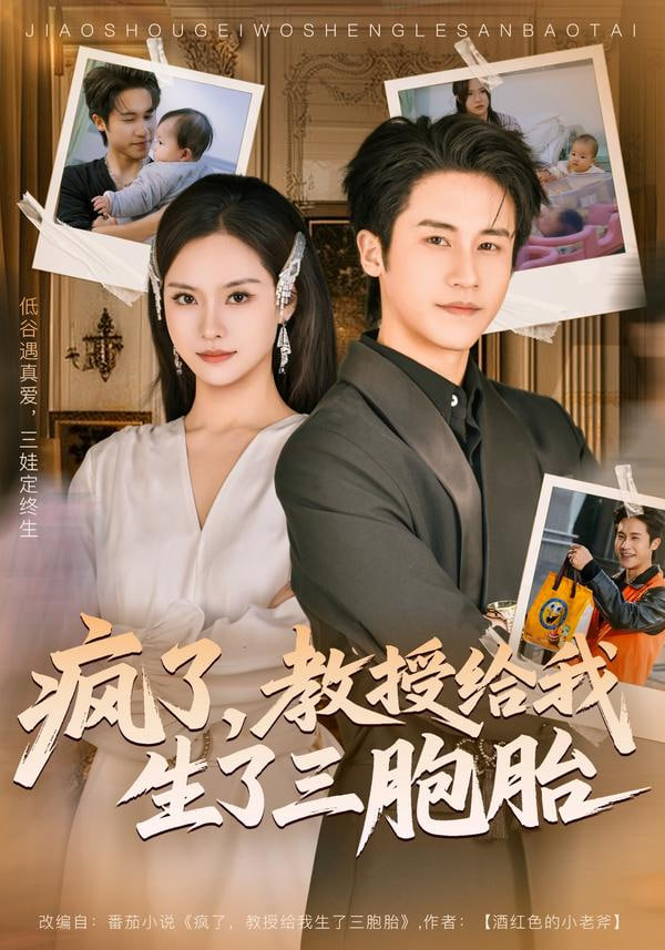 疯了，教授给我生了三胞胎封面
