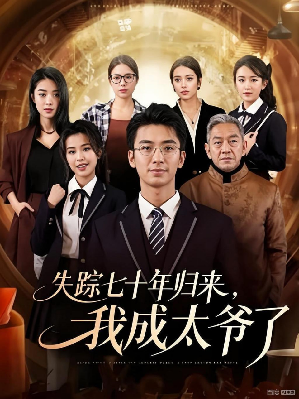 失踪七十年归来，我成太爷了封面