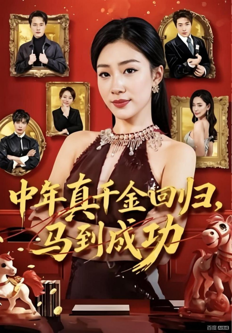 中年真千金回归，马到成功封面