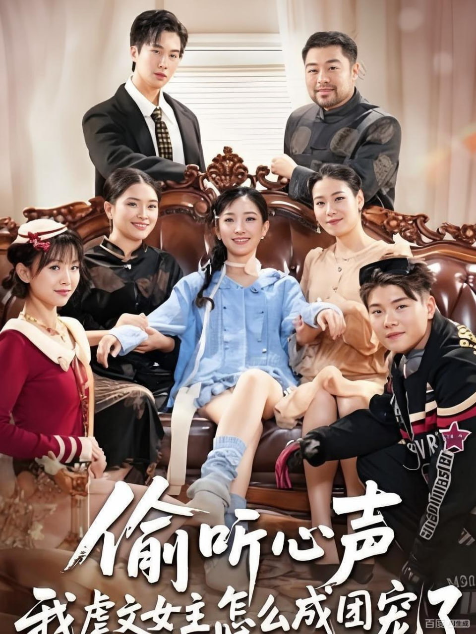 偷听心声我虐文女主怎么成团宠了封面
