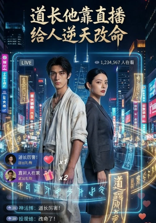 道长他靠直播给人逆天改命封面