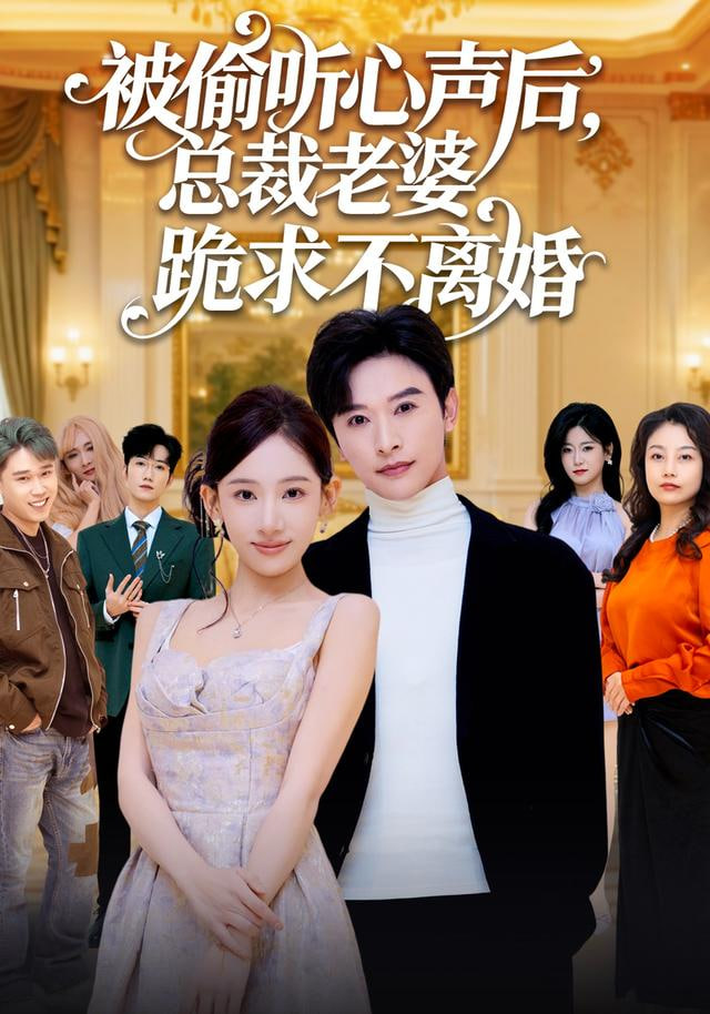被偷听心声后，总裁老婆跪求不离婚封面