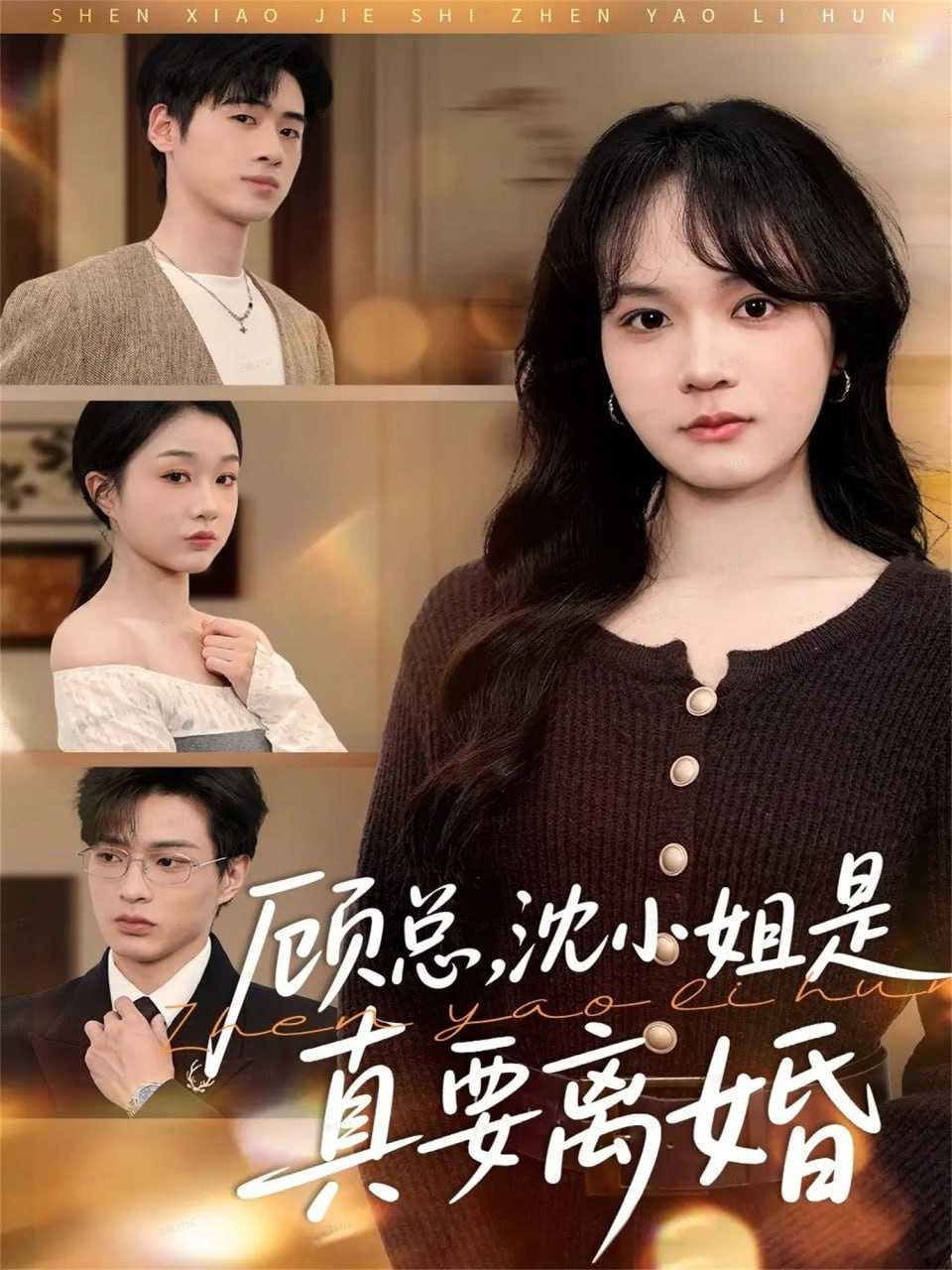 顾总，沈小姐是真的要离婚封面