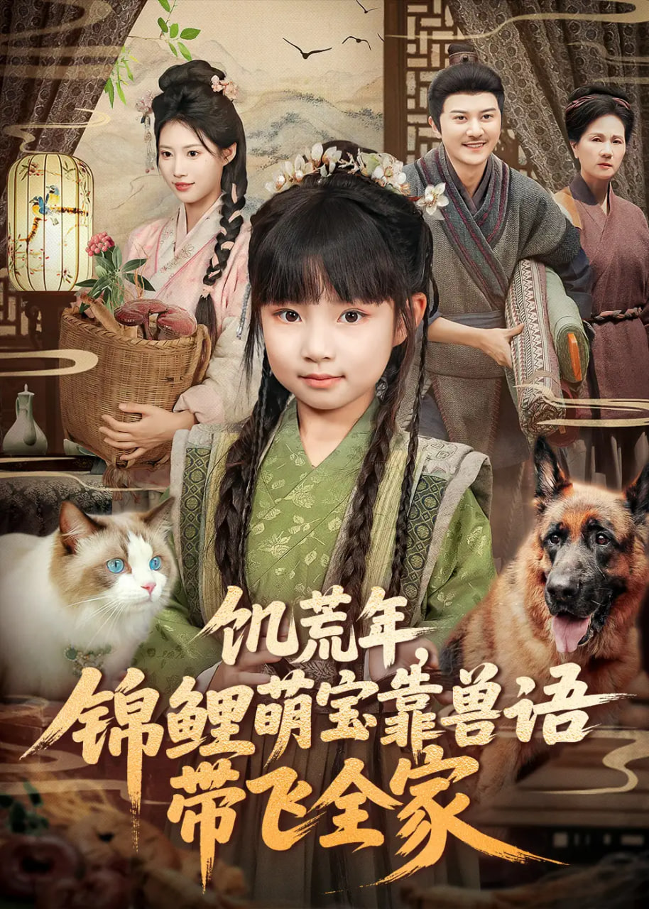 饥荒年，锦鲤萌宝靠兽语带飞全家封面