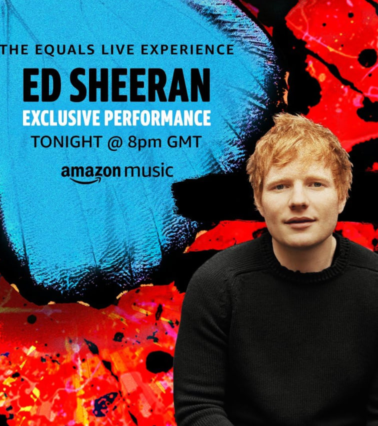 Ed Sheeran 的 Equals 现场演出封面