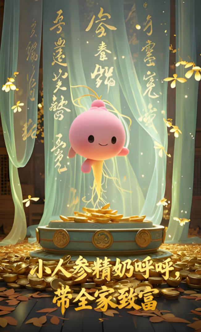 小人参精奶呼呼带全家暴富封面