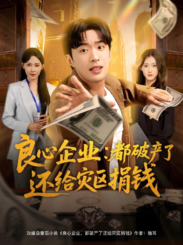 良心企业都破产了还给灾区捐钱封面
