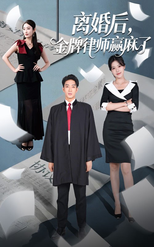 离婚后金牌律师赢麻了封面