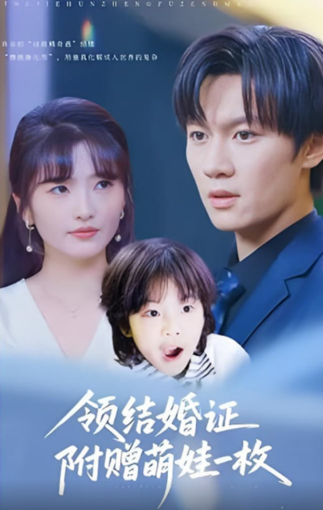领结婚证附赠萌娃一枚封面