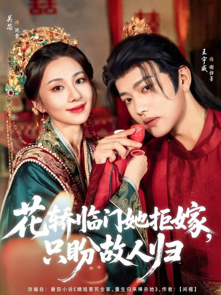花轿临门她拒嫁只盼故人归封面