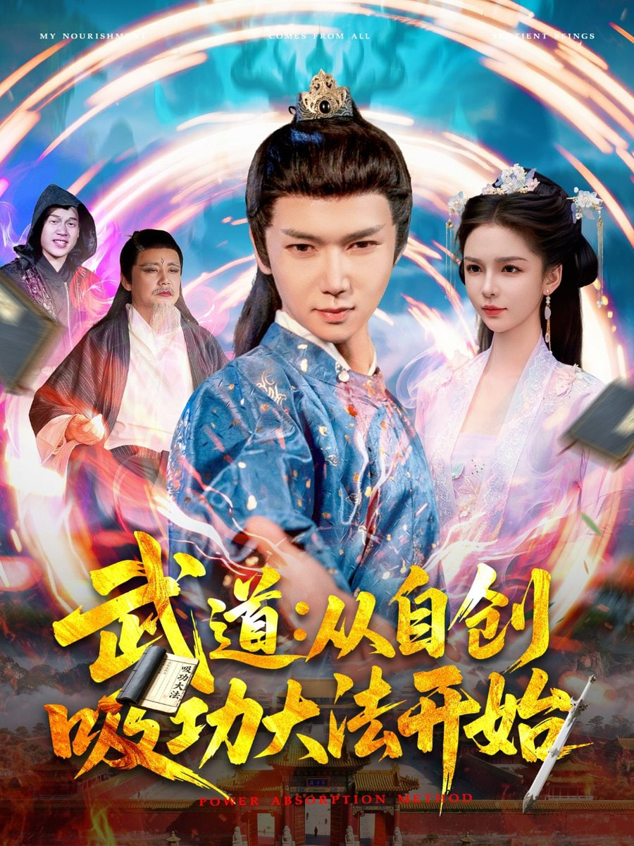 武道从自创吸功大法开始封面