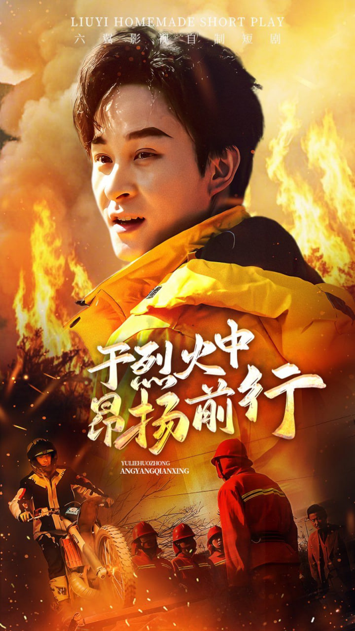 于烈火中昂扬前行封面
