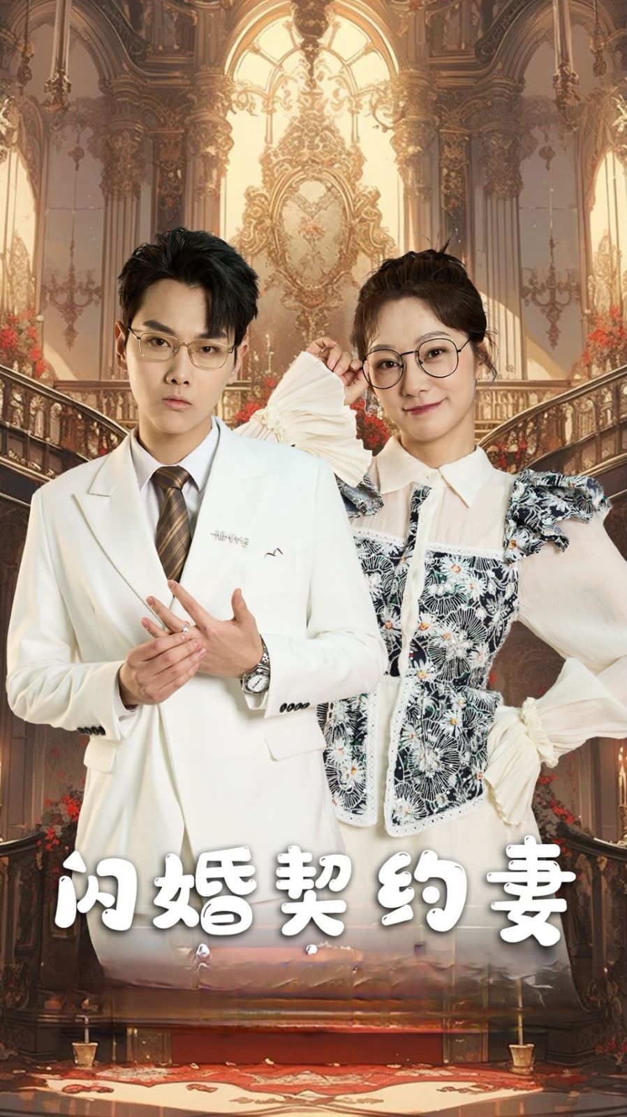 闪婚契约妻（闪婚契约妻为夫来晚了）封面